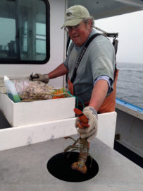 Richard Nelson, Maine Lobsterman 4x6, 72dpi